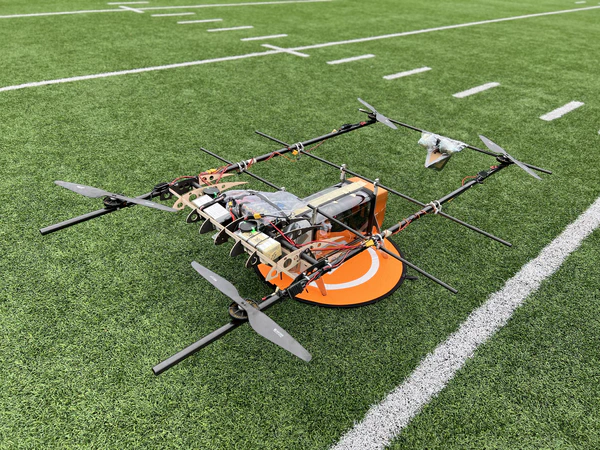 Our newest vertical take-off and landing (VTOL) drone